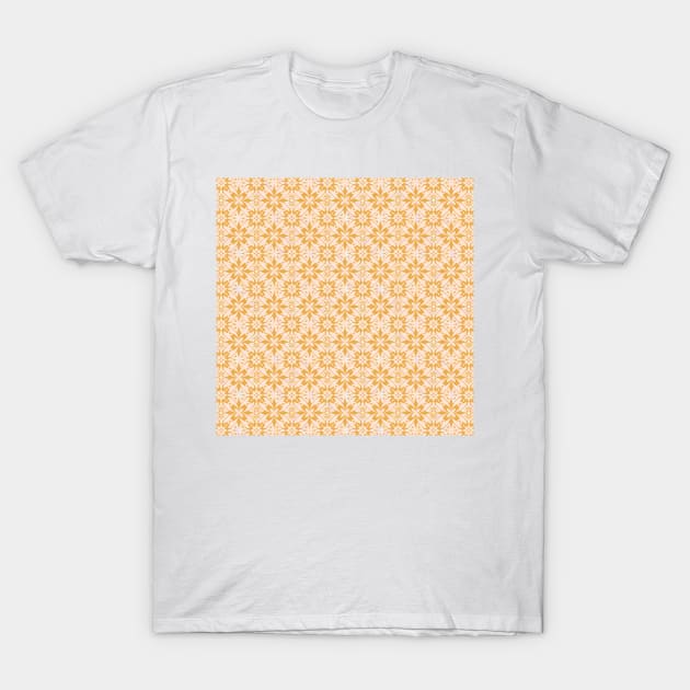 Mustard Boho Tile / Geomerty Pattern T-Shirt by matise